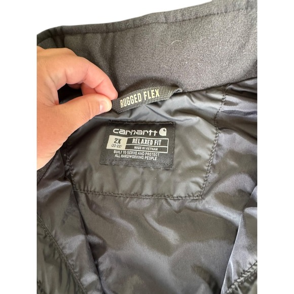 Carhartt Women's Rain Defender Lightweight Insulated Vest Black XXL Outdoors - Picture 2 of 6